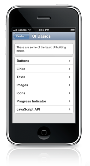Vaadin TouchKit 1.0