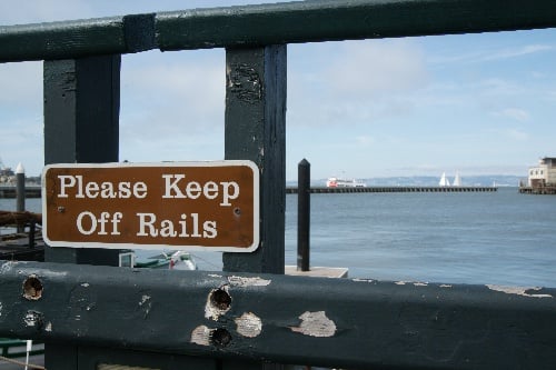Please Keep off Rails