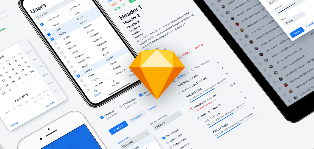 Lumo UI Kit for Sketch