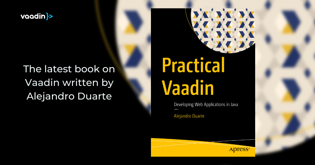 Feature image with Practical Vaadin cover image