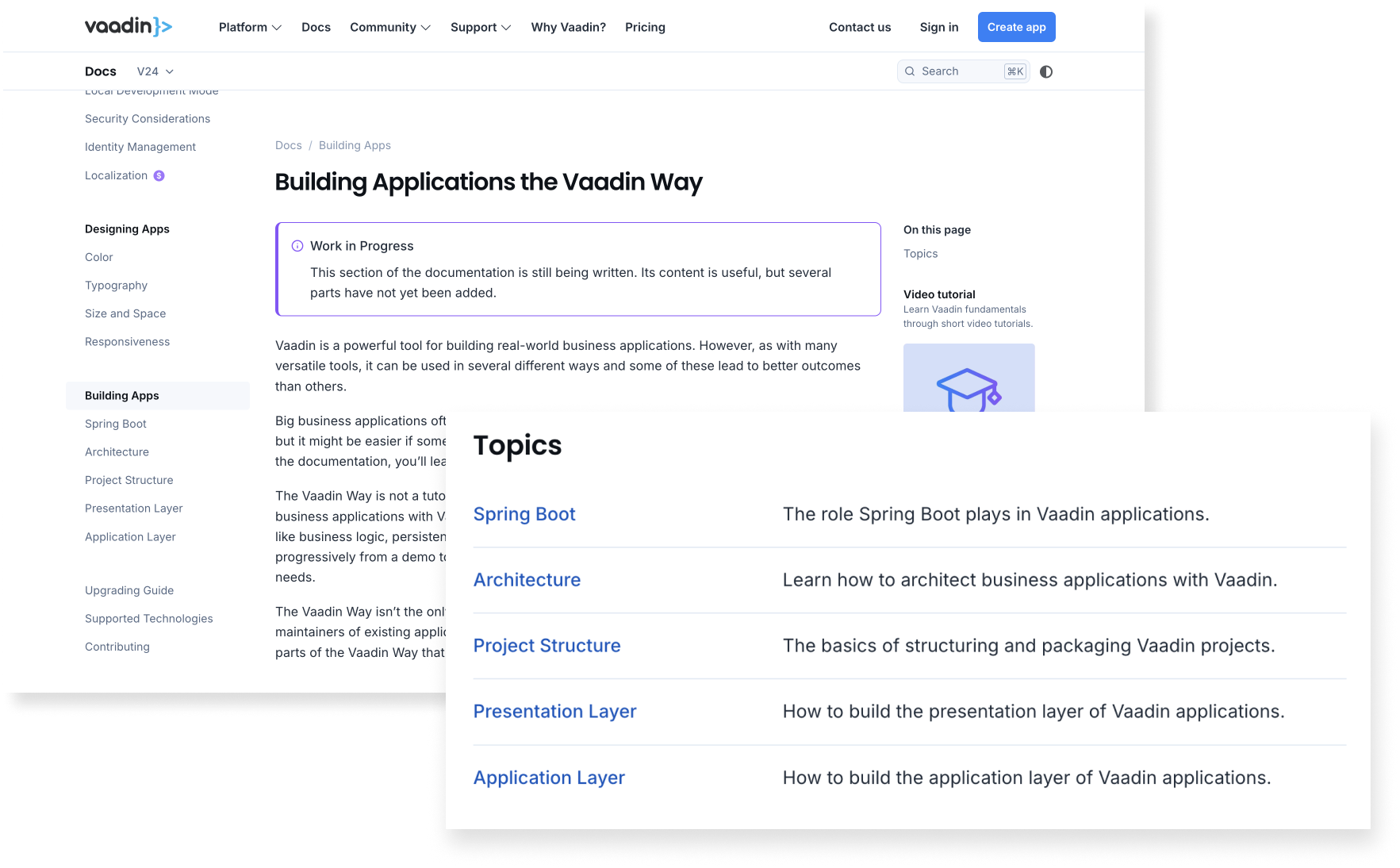 Building Applications the Vaadin Way