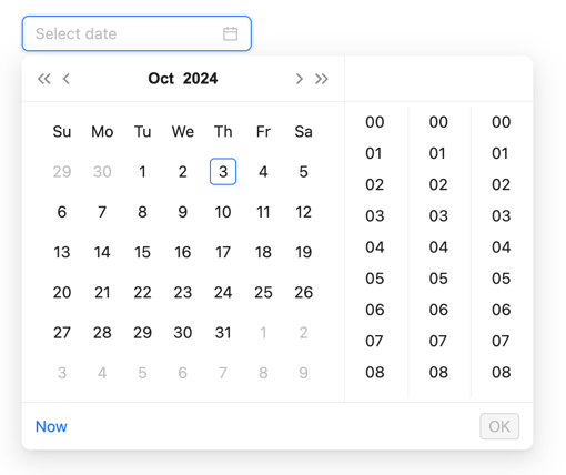 Ant Design DatePicker