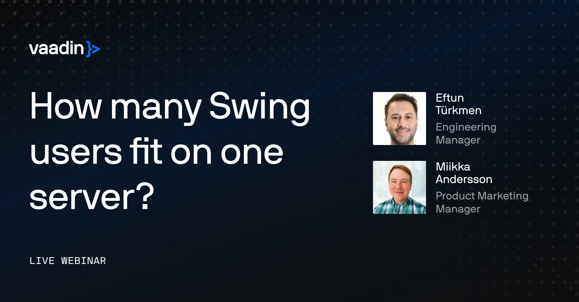 Join the webinar