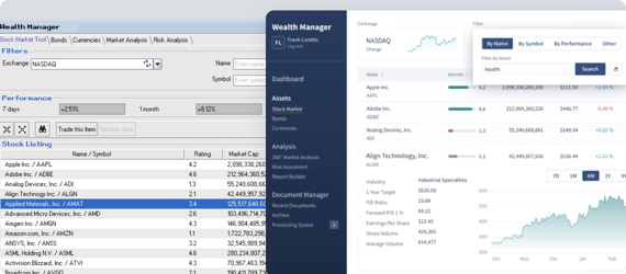 Desktop UI vs. Web UI built with Vaadin