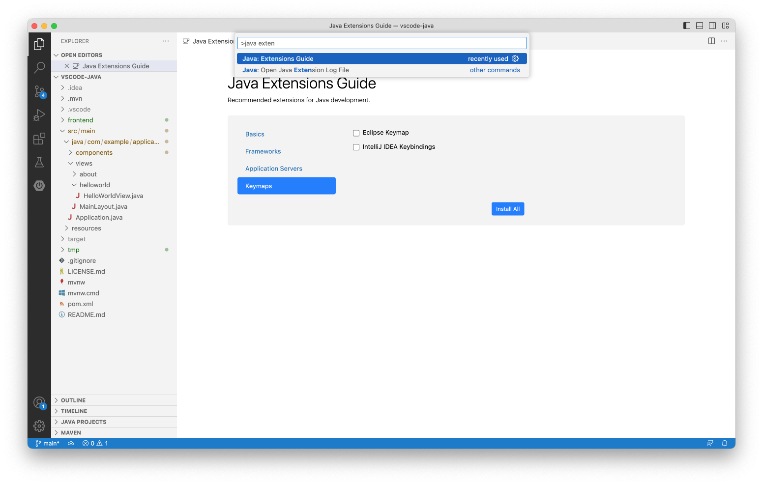 ide-keybindings