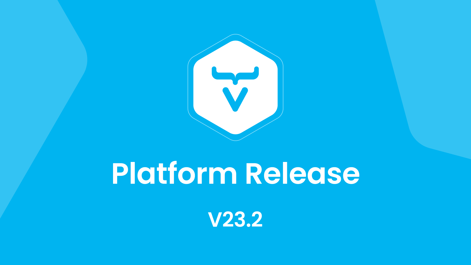 Vaadin logo on a blue background with text "Platform Release V32.2"