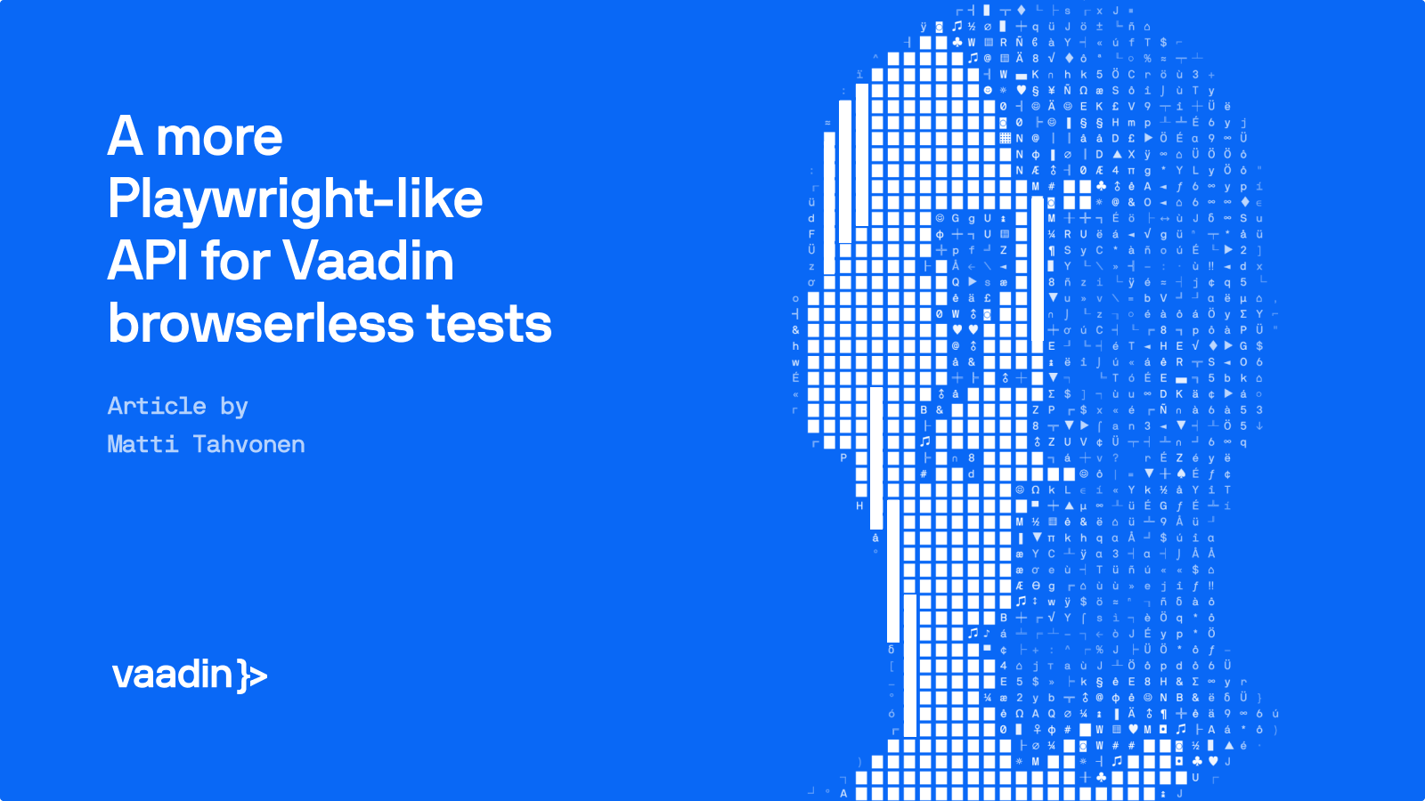 A more Playwright-like API for Vaadin browserless tests