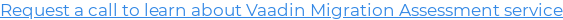 Request a call to learn about Vaadin Migration Assessment service
