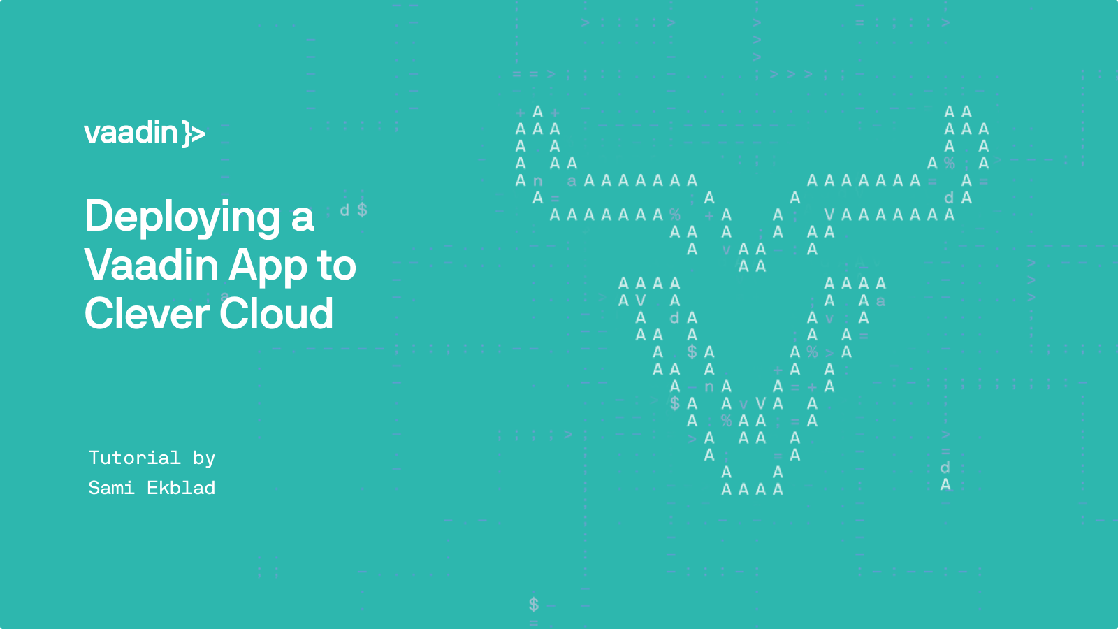 Deploy a Vaadin app to Clever clour