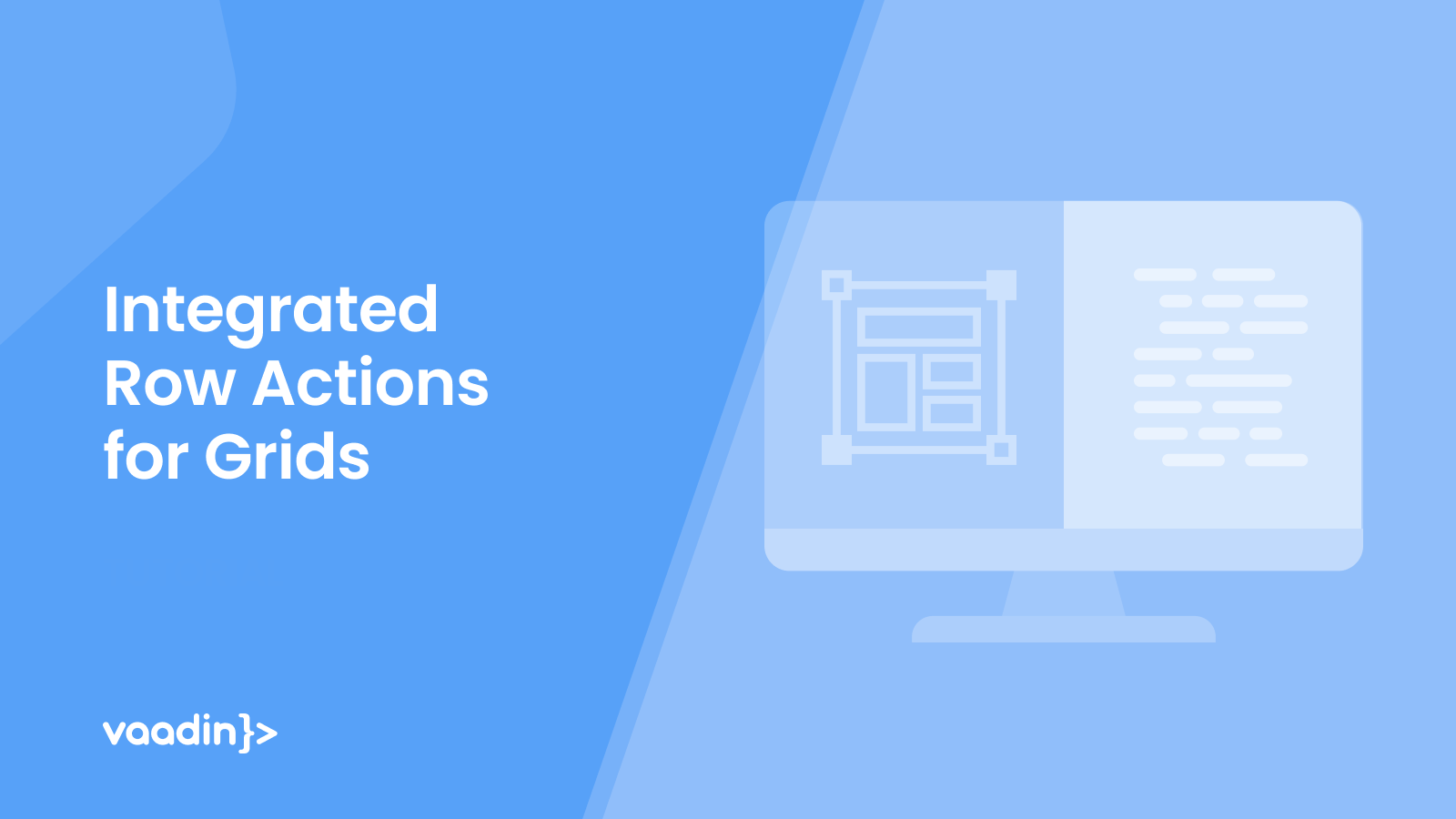 How to add integrated row actions to Vaadin Flow Grids with ActionGrid