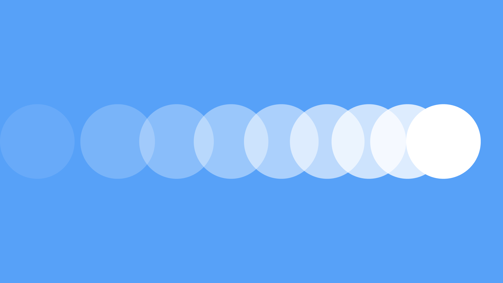 blue background with opaque circles