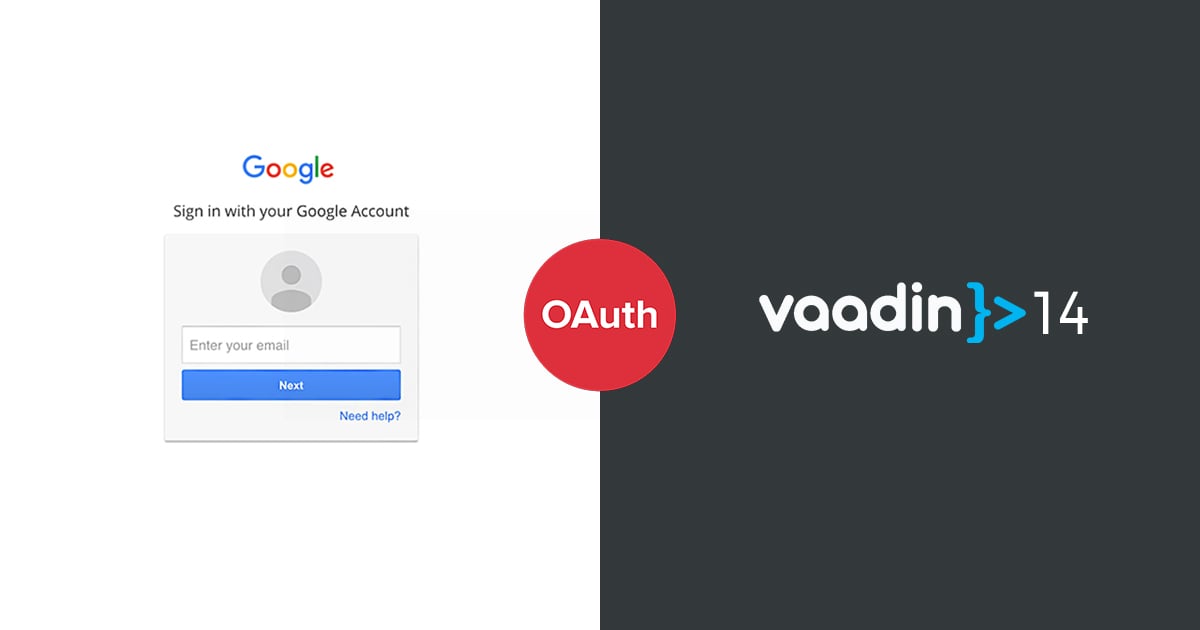 OAuth featured image with login screen