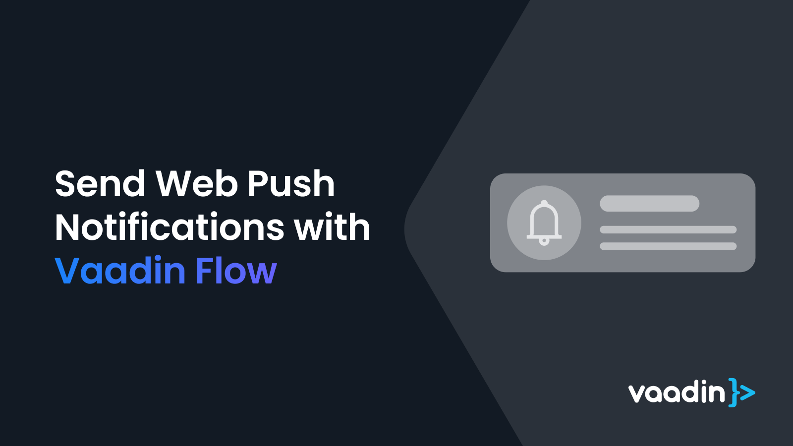 How to send web push notifications with Vaadin Flow